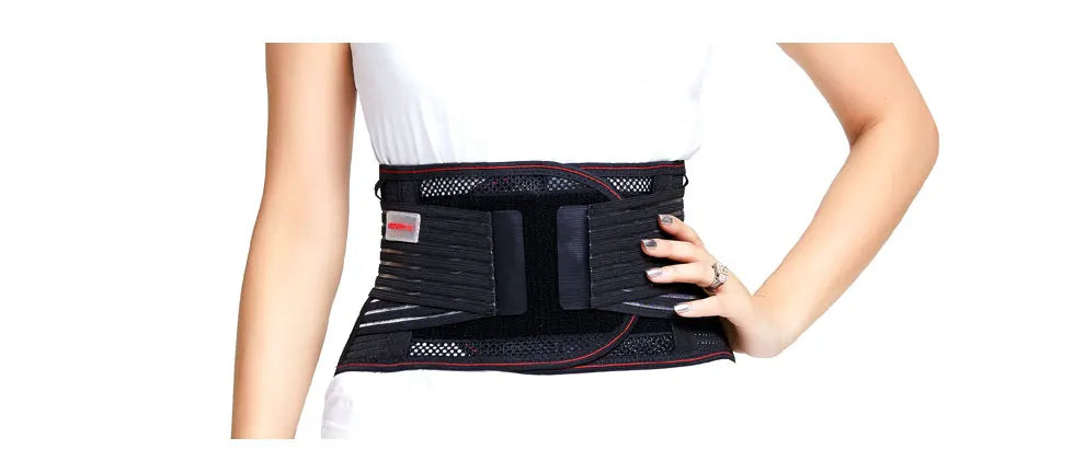 Udoarts Lumbar Brace With Removable Pads And Steel Splints