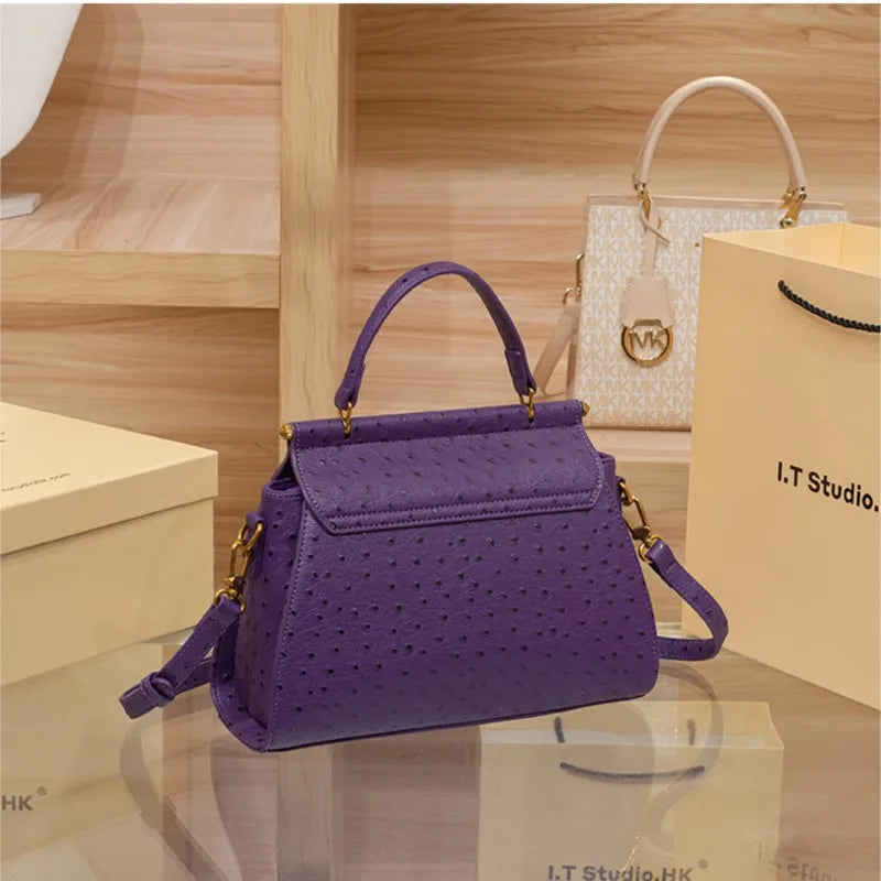 Women's handbag large capacity 2025 new autumn and winter high-end feeling light luxury designer fashionable shoulder crossbody