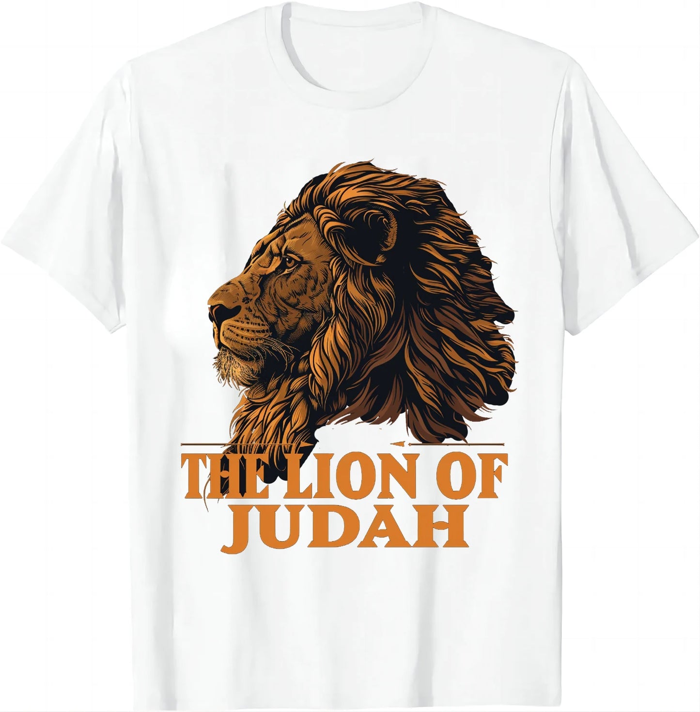 Jesus Lion of Judah Christian Gift for Men Women T-Shirt  Vintage T Shirt  Animal Tops  Ropa Hombre