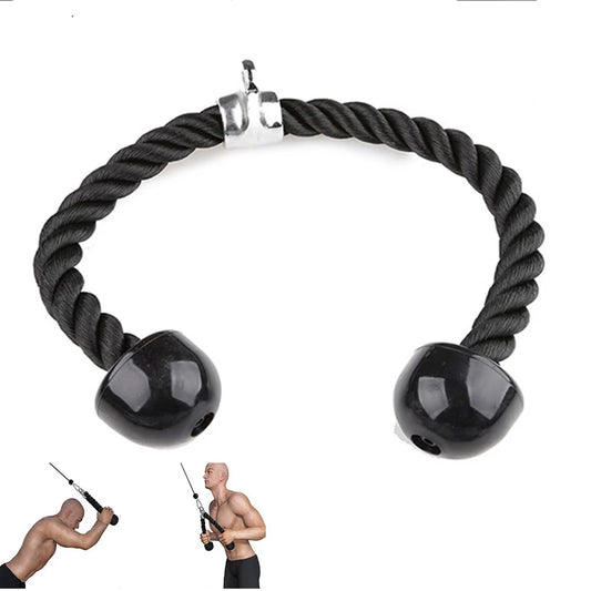 Tricep Rope for Abdominal Crunches Cable Pull Down, Laterals Biceps, Muscle Training, Fitness Body Building Gym Pull up