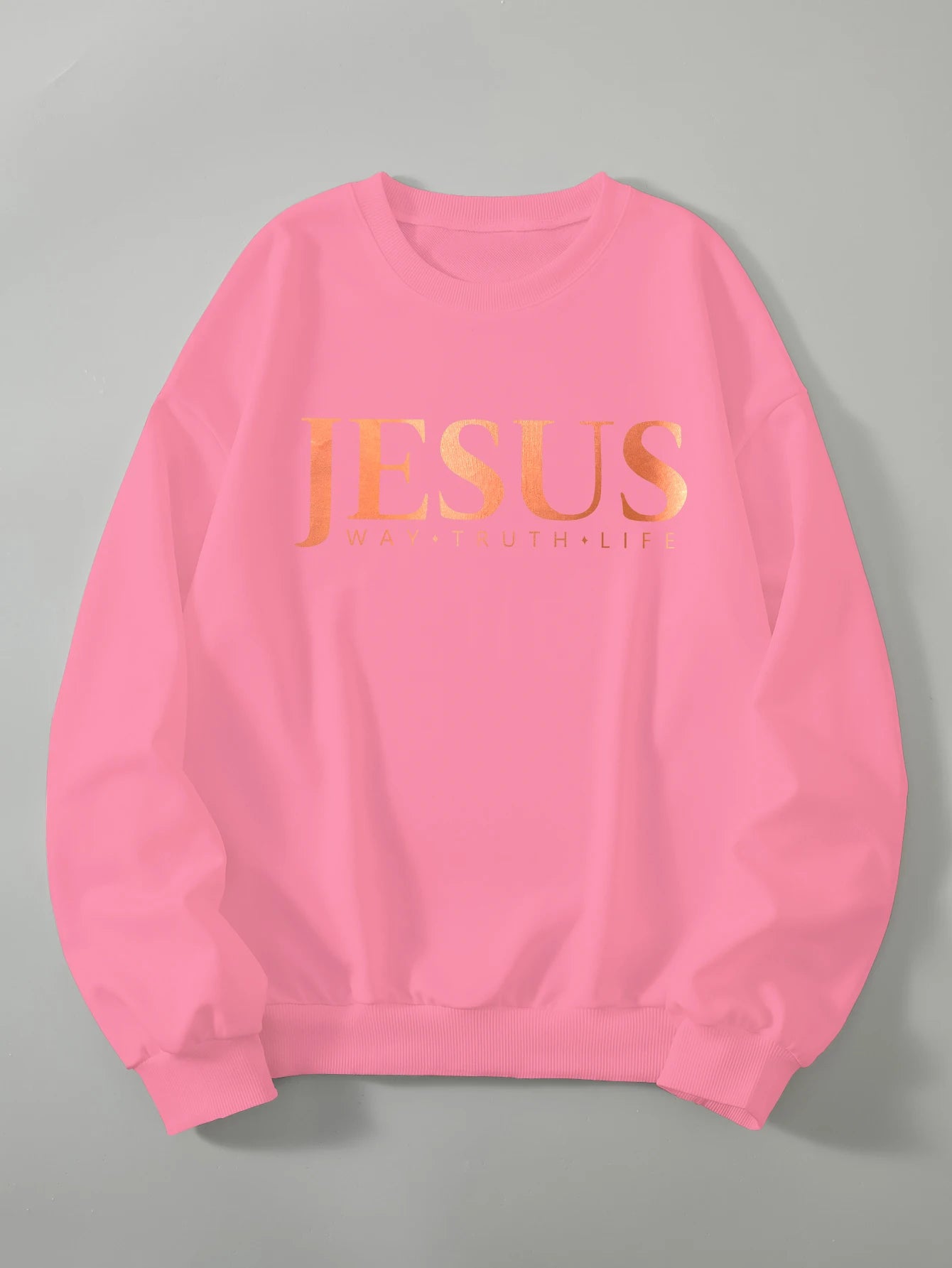 Women's sweatshirts JESUS letter print women clothing cheap clothes Y2K winter clothes women 2024 women's clothing promotion