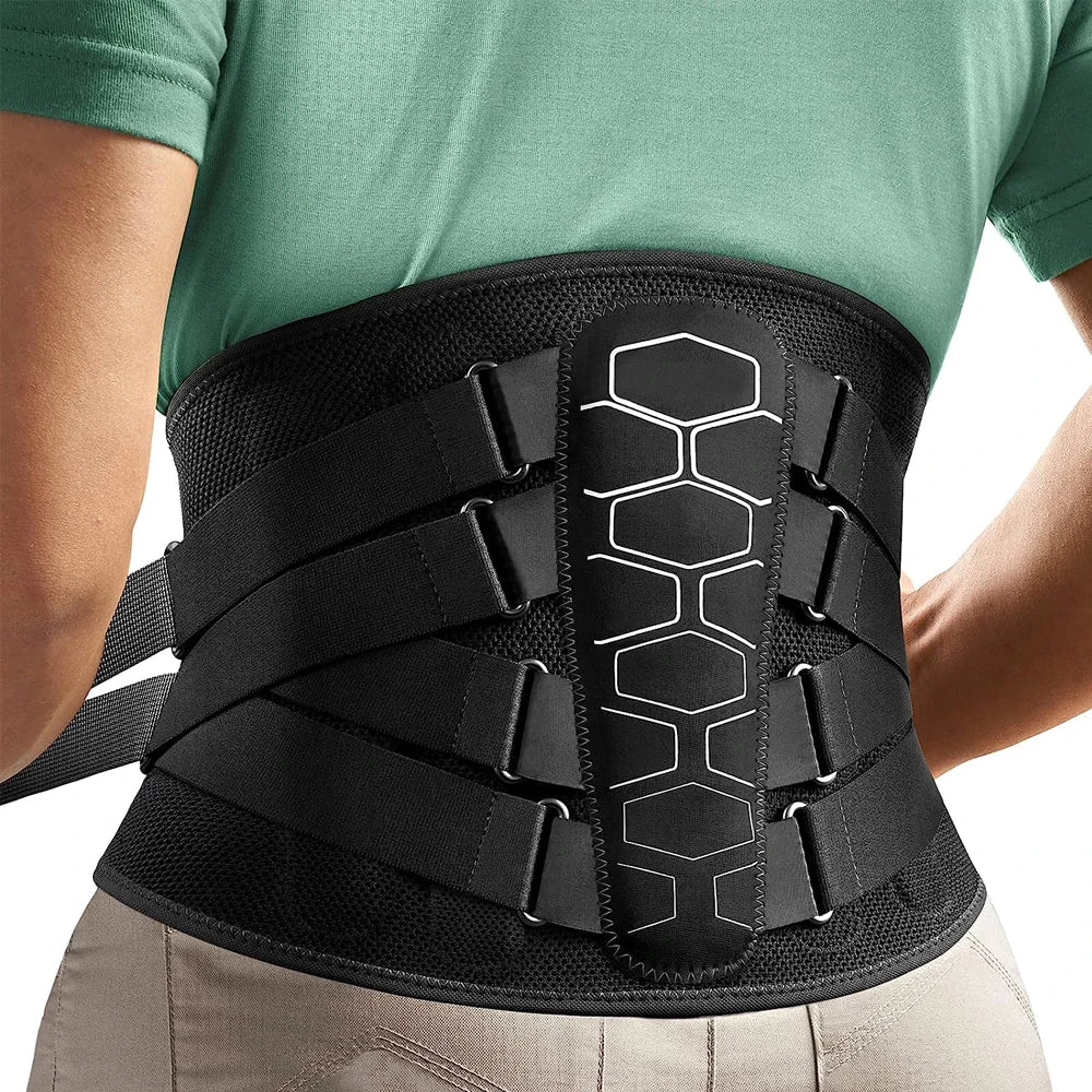 Back Brace for Lower Back Pain Women/Men,Back Support for Heavy Lifting with Ergonomic Lumbar Pad,Breathable Lumbar Support Belt