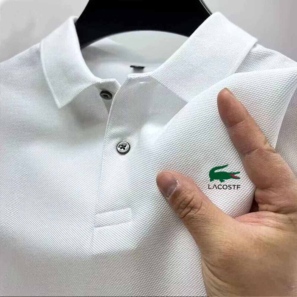 Comfortable and breathable men's polo T-shirt, jacket, IX, travel, work, new summer collection2025