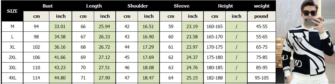 Trend Versatile Autumn New Men's O-Neck Printing Contrast Color Badge HighStreet Fashion Casual Long Sleeve Sweatshirts Tops