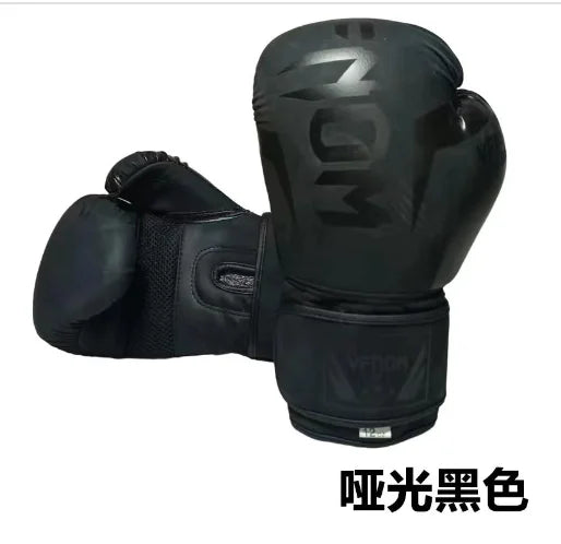 6/8/10/12/16Oz Professional Sanda Muay Thai Fighting Gloves Kids Adult Boxing Gloves for Men Women Pu Taekwondo Punching Gloves