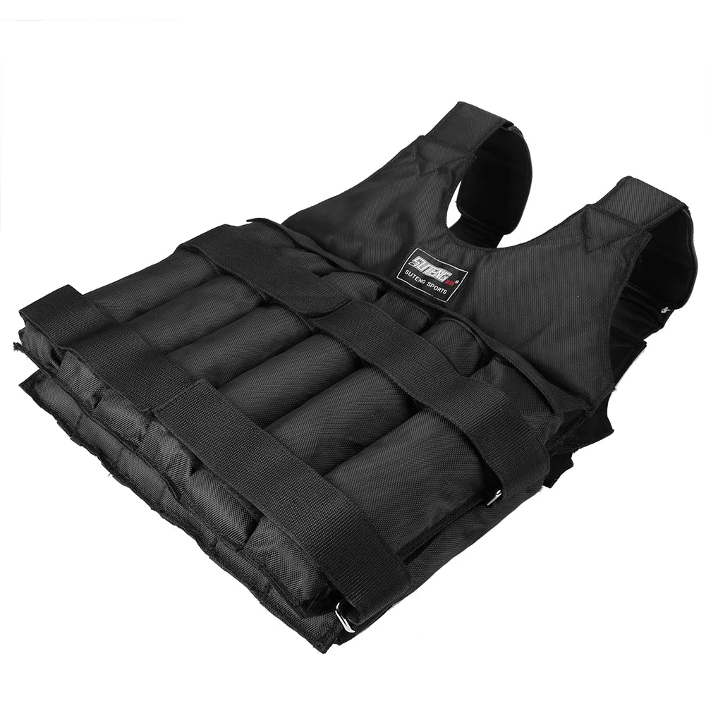 3/15/20/35/50kg Loading Weight Vest Jacket Sand Clothing for Running Training Fitness Equipment Adjustable Waistcoat Jackets