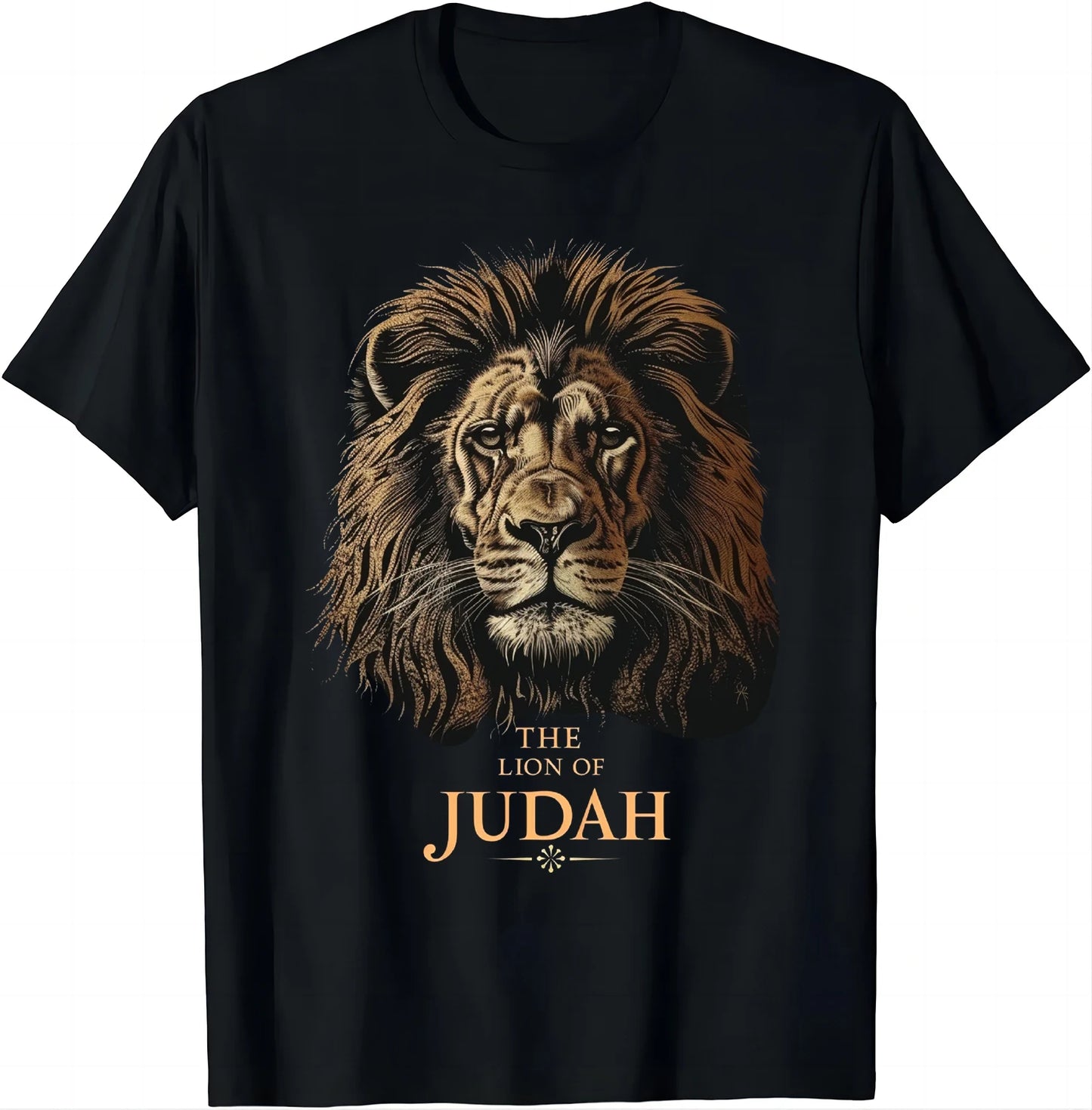 Jesus Lion of Judah Christian Gift for Men Women T-Shirt  Vintage T Shirt  Animal Tops  Ropa Hombre