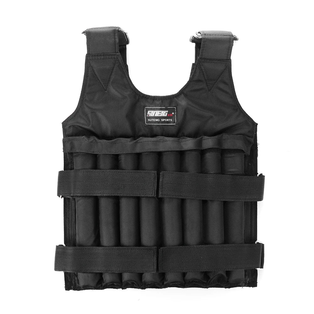 3/15/20/35/50kg Loading Weight Vest Jacket Sand Clothing for Running Training Fitness Equipment Adjustable Waistcoat Jackets