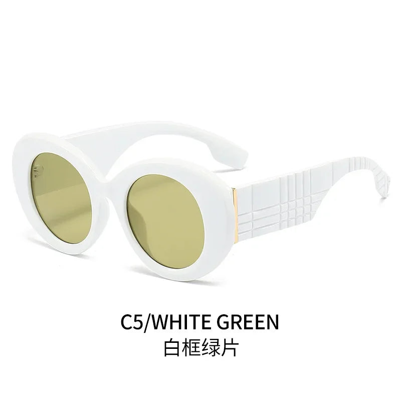 Europe and the United States street photos ins color sunglasses fashion trend catwalk sunglasses retro tortoiseshell glasses