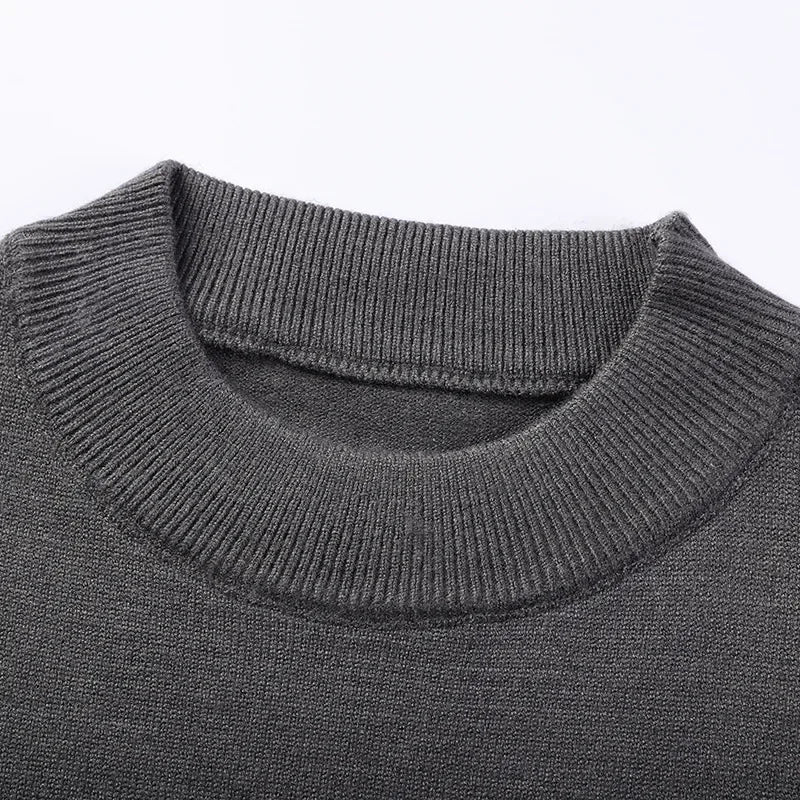 Casual Sweater Men Knitted Pullover Top Quality Spring Autumn Mens Handsome Fashion Cashmere Knitwear Male Clothing