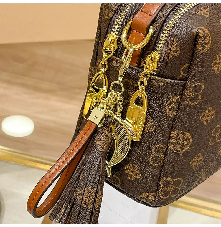 Women's handbag 2025 new autumn and winter designer shoulder crossbody bag, fashionable and high-end pillow bag