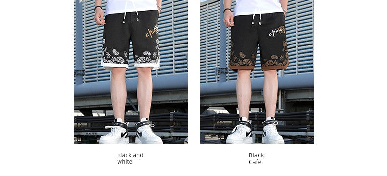 Fashion Brand Thin Beach Loose Knit Casual Shorts