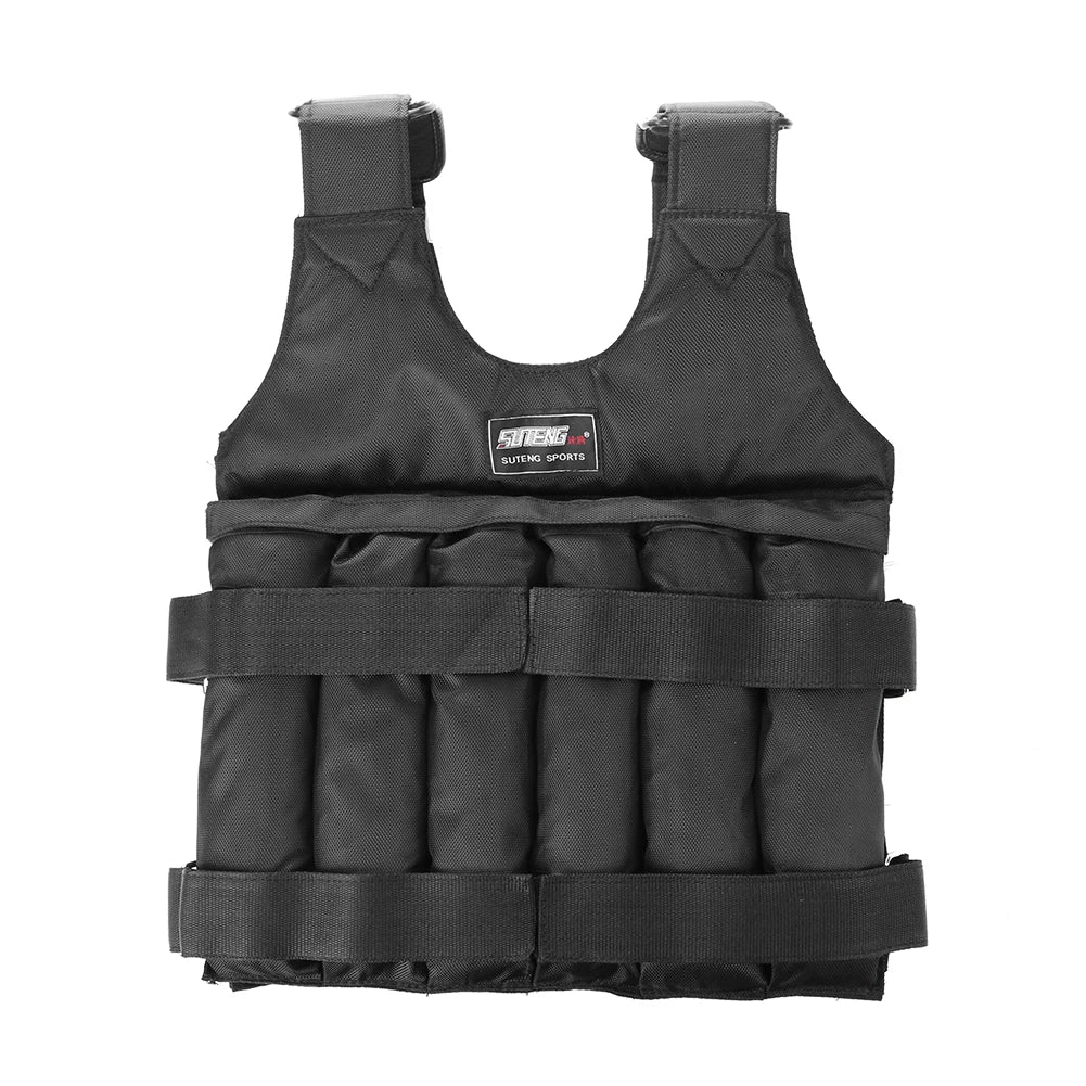 3/15/20/35/50kg Loading Weight Vest Jacket Sand Clothing for Running Training Fitness Equipment Adjustable Waistcoat Jackets