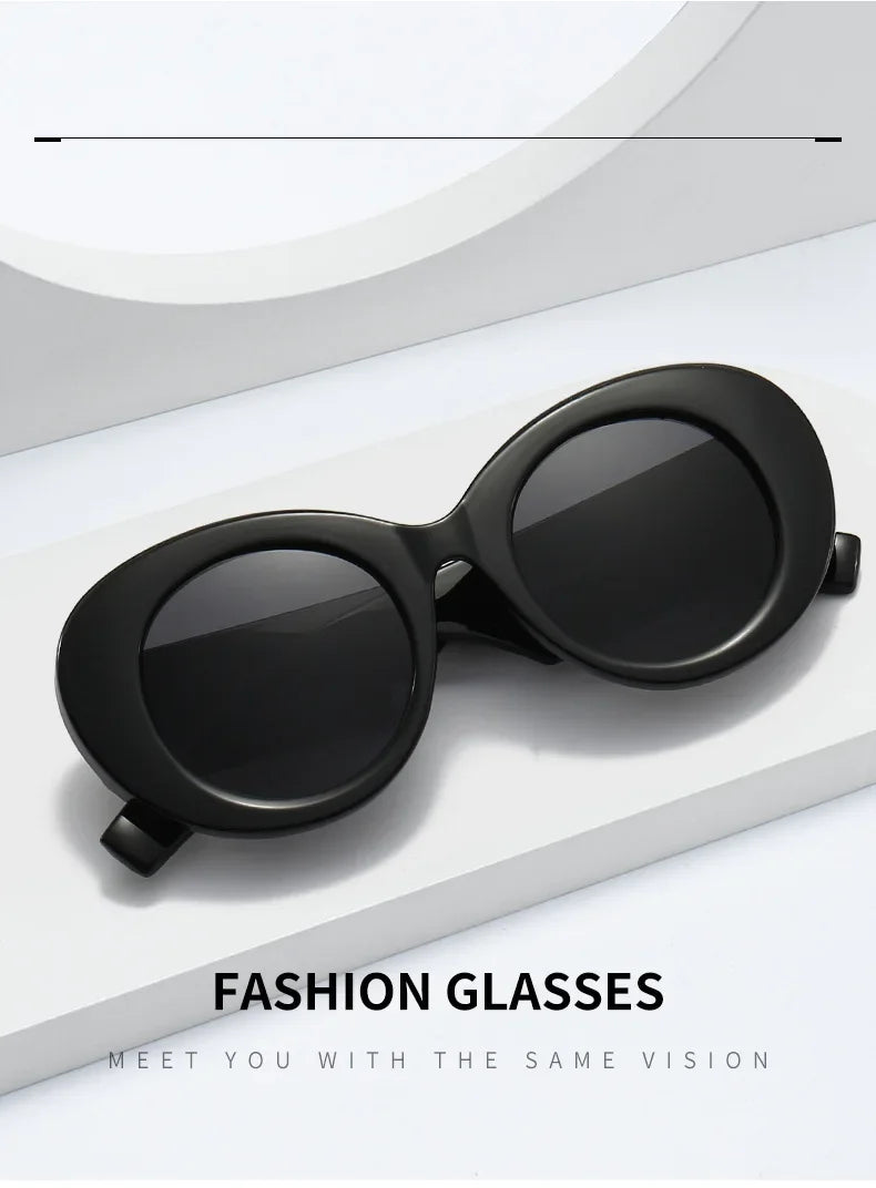 Europe and the United States street photos ins color sunglasses fashion trend catwalk sunglasses retro tortoiseshell glasses