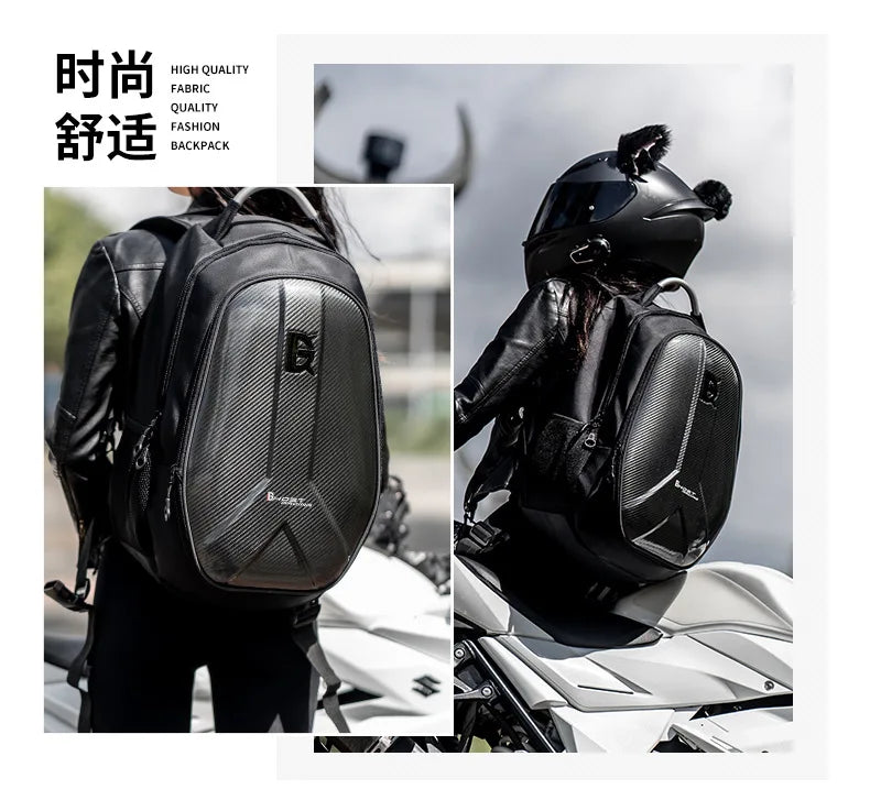 Ghost Racing Large Capacity Motorcycle Bag Waterproof Oxford Cloth Moto Motorbike Riding Backpack Reflective Cycling Package