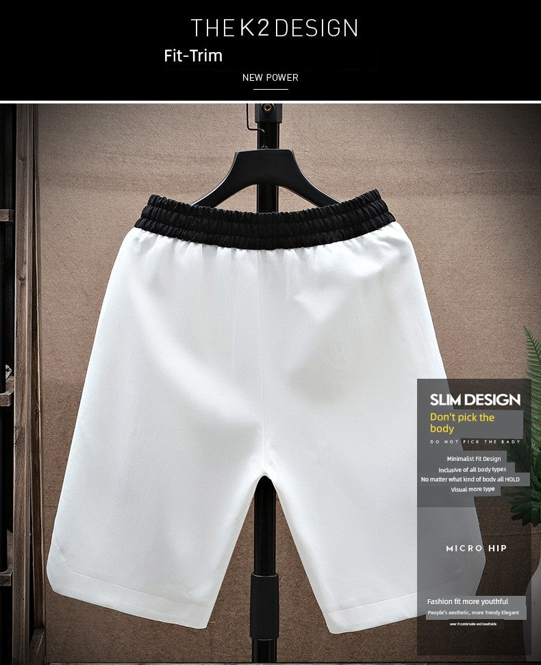 Half Length Summer Outwear Trendy All-Matching Work Clothes Shorts