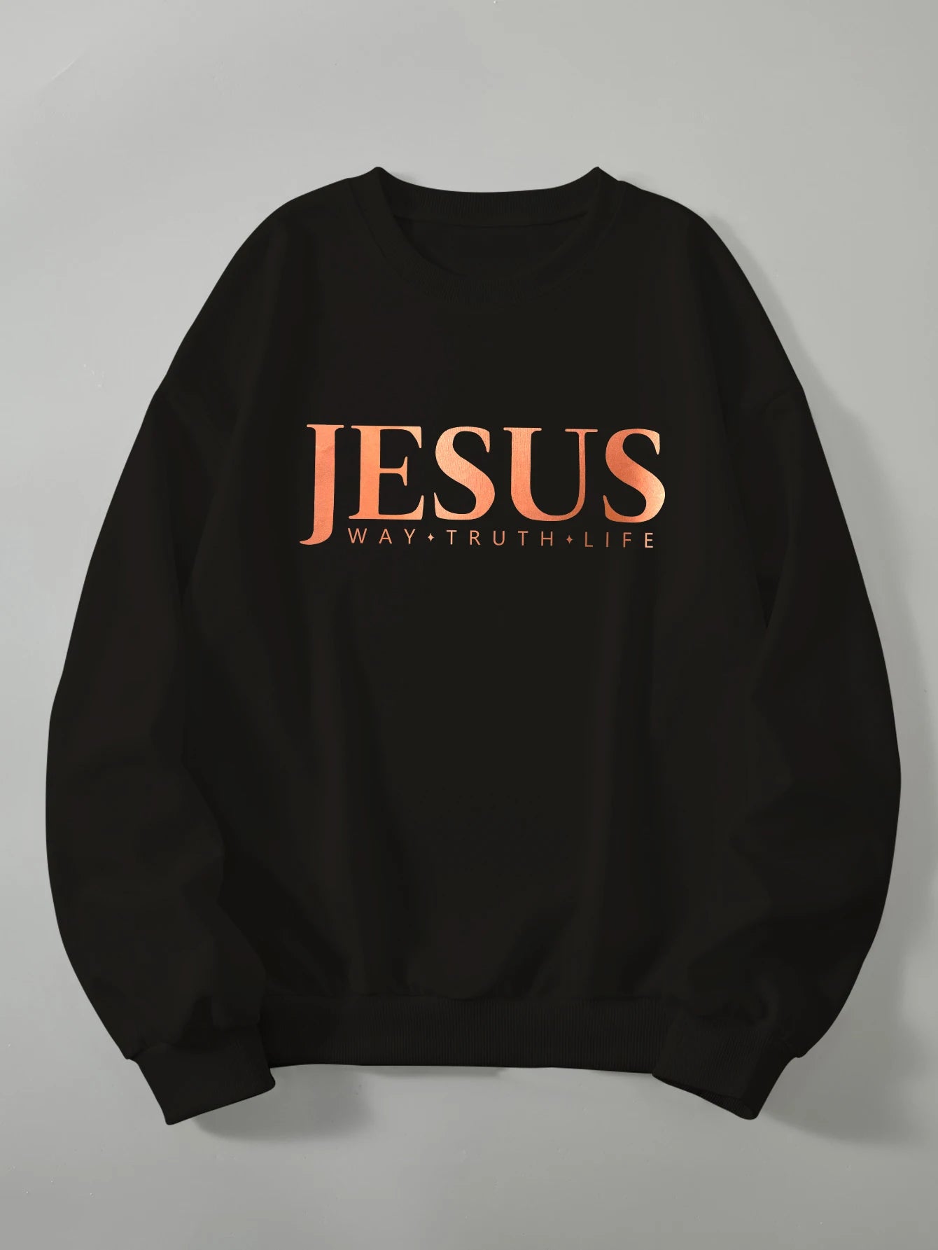 Women's sweatshirts JESUS letter print women clothing cheap clothes Y2K winter clothes women 2024 women's clothing promotion